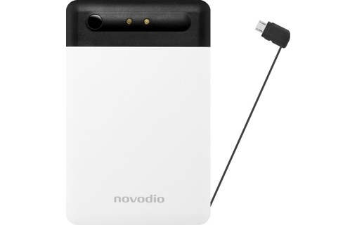Novodio Power Card - Batterie de poche 2500 mAh micro-USB noire