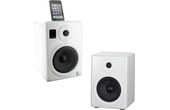 Novodio Harmony HF5 Blanc Enceintes HiFi pour iPod, iPhone et toute source audio