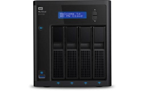 Western Digital My Cloud EX4100 Armada 388 Ethernet/LAN Bureau Noir NAS