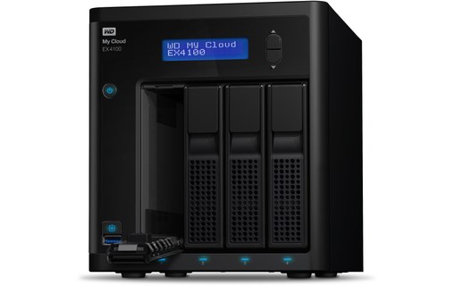 Western Digital My Cloud EX4100 Armada 388 Ethernet/LAN Bureau Noir NAS