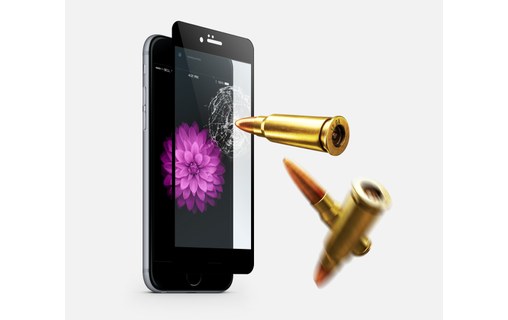 Novodio Total Armor 9H Glass Blanc - Vitres protection avant/arrière iPhone 8+