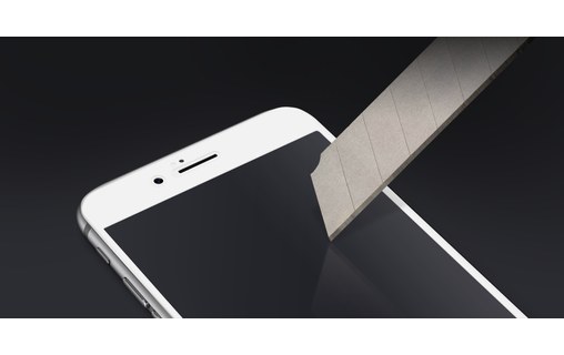 Novodio Total Armor 9H Glass Noir - Vitres protection avant/arrière iPhone 8