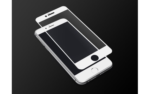 Novodio Total Armor 9H Glass Noir - Vitres protection avant/arrière iPhone 8