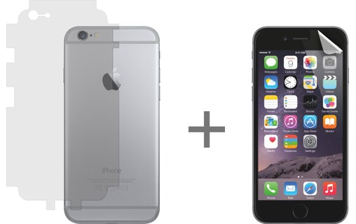 Pack Protection Novodio iPhone 6/6s - Film protection écran + dos/contours