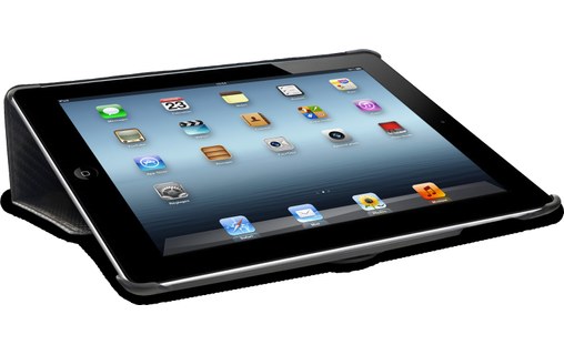 Novodio Carbon BookStand Smart - Étui de protection et support pour iPad 3/4