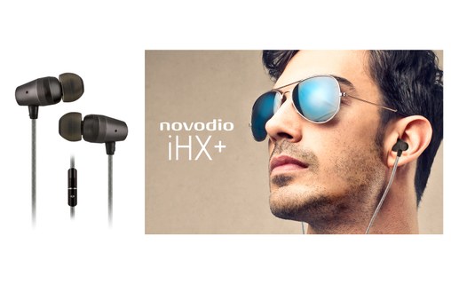 Novodio iHX+ - Écouteurs intra-auriculaires avec micro et télécommande