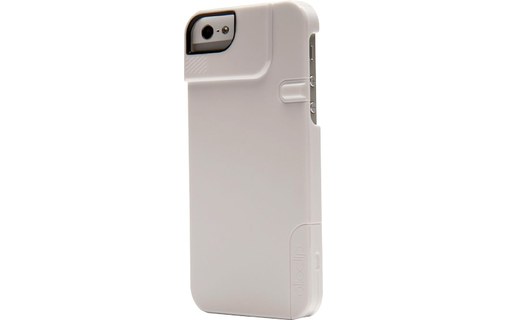 Olloclip Quick Flip Case Blanc - Étui adaptateur photo pour iPhone 5 / 5s / SE