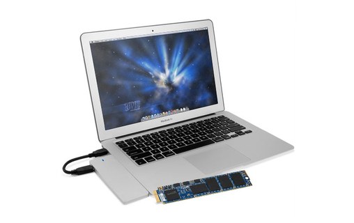 OWC barrette SSD Aura Pro 6G 500 Go pour MacBook Air 2010-2011 + Boîtier Envoy