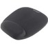 Kensington Tapis de souris noir en mousse, repose-poignets intégré