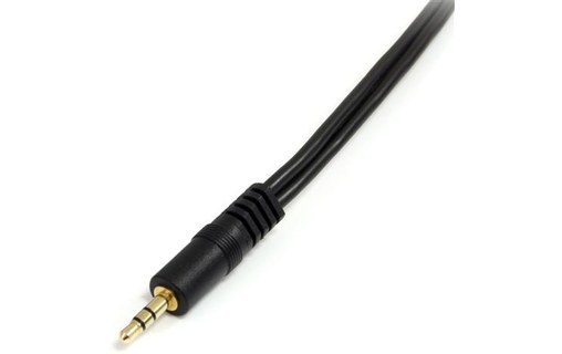 StarTech.com Câble répartiteur stéréo 15 cm - Mâle 3,5 mm vers femelle 2 x 3,5 m
