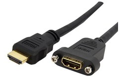 StarTech.com Câble HDMI standard à montage sur panneau de 91 cm - F/M
