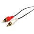 StarTech.com Câble en Y Mini-Jack 3,5mm vers 2x RCA de 1,8m - Adaptateur audio M