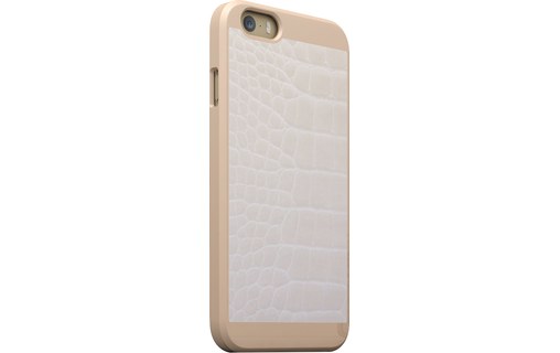 SLG Design D2 IGL Blanc - Coque de protection en cuir pour iPhone 6 / 6s