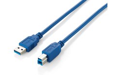 Câble Equip USB-A vers USB-B 5 Gbit/s - 3 m - Bleu