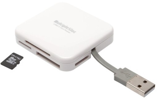PNY AXP724 USB 2.0 Blanc lecteur de carte mémoire