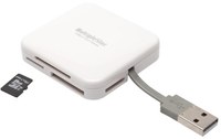 PNY AXP724 USB 2.0 Blanc lecteur de carte mémoire