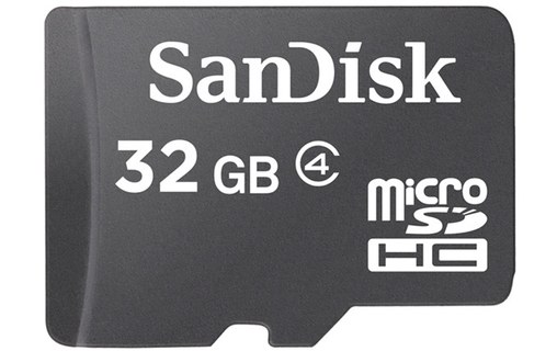 Sandisk microSDHC 32GB 32Go MicroSDHC Class 4 mémoire flash