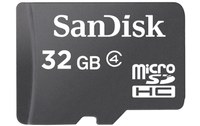 Sandisk microSDHC 32GB 32Go MicroSDHC Class 4 mémoire flash