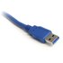 Rallonge StarTech USB-A vers USB-A femelle coudé 5 Gbit/s - 1,5 m - Bleu