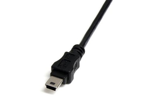 Câble StarTech USB-A vers mini-USB-B femelle USB 2.0 - 30 cm - Noir