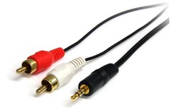 StarTech.com Câble audio stéréo de 1 m - Mâle 3,5 mm vers mâle 2 x RCA