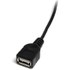 Câble StarTech USB-A vers mini-USB-B femelle USB 2.0 - 30 cm - Noir