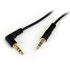 StarTech.com Câble audio stéréo Slim 3,5 mm à angle droit de 30 cm - M/M
