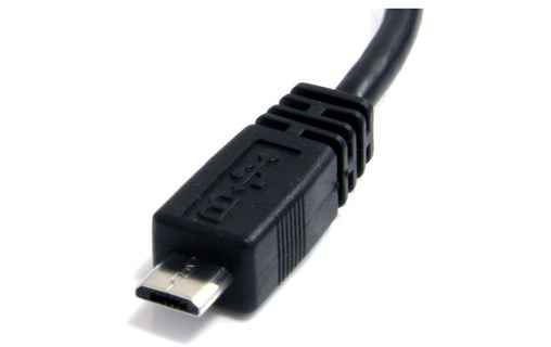 Câble StarTech USB-A vers micro-USB-A USB 2.0 - 15,24 cm - Noir