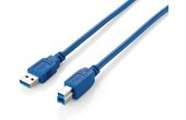 Câble Equip USB-A vers USB-B 5 Gbit/s - 1 m - Bleu