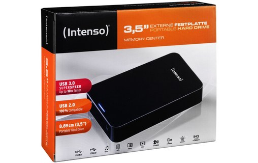 Intenso Memory Center 4 To - Noir - Disque dur externe