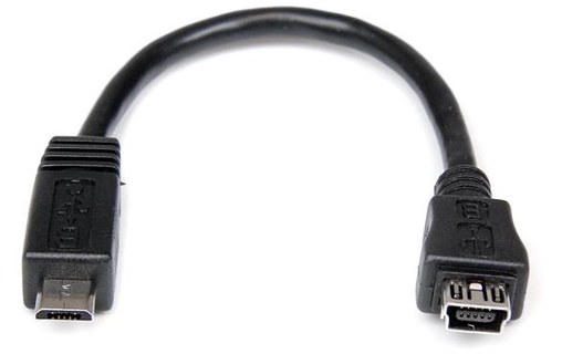 StarTech.com Câble adaptateur Micro USB vers Mini USB M/F 15 cm