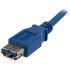 Rallonge StarTech USB-A vers USB-A femelle 5 Gbit/s - 1 m - Bleu