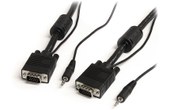 StarTech.com Câble vidéo coaxial pour écran VGA haute résolution 2 m avec audio