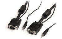 StarTech.com Câble vidéo coaxial pour écran VGA haute résolution 2 m avec audio