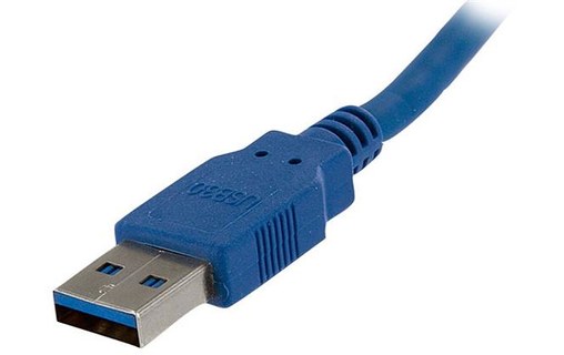 Rallonge StarTech USB-A vers USB-A femelle 5 Gbit/s - 1 m - Bleu