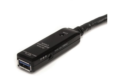 Rallonge StarTech USB-A vers USB-A femelle - 3 m - Noir