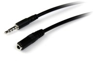 StarTech.com Câble d'extension de casque TRRS 4 positions 3,5 mm 1 m - M/F