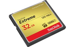 SanDisk Extreme CompactFlash CFHC UDMA7 32 Go 120 Mo/s