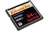 SanDisk Extreme PRO CompactFlash CFXC UDMA7 64 Go 160 Mo/s
