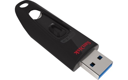 Clé USB SanDisk Ultra 64 Go - Noir - USB 3.2
