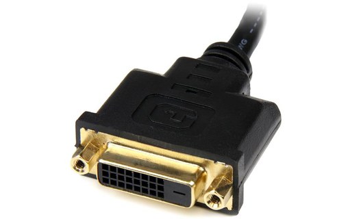 Câble HDMI vers DVI-D - StarTech - 20 cm - Noir