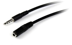 StarTech.com Câble d'extension de casque TRRS 4 positions 3,5 mm 2 m - M/F