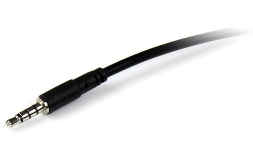 StarTech.com Câble d'extension de casque TRRS 4 positions 3,5 mm 1 m - M/F