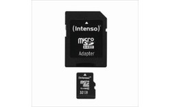 Carte microSDHC Intenso 3413480 32 Go avec adaptateur SD