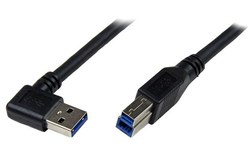 Câble StarTech USB-A vers USB-B coudé 5 Gbit/s - 1 m - Noir