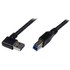 Câble StarTech USB-A vers USB-B coudé 5 Gbit/s - 1 m - Noir