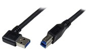Câble StarTech USB-A vers USB-B coudé 5 Gbit/s - 1 m - Noir