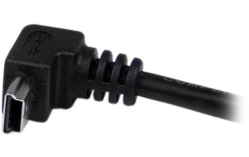 Câble StarTech USB-A vers mini-USB-A coudé USB 2.0 - 2 m - Noir