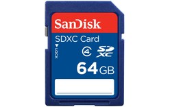 Sandisk 64GB SDXC 64Go SDXC Class 4 mémoire flash