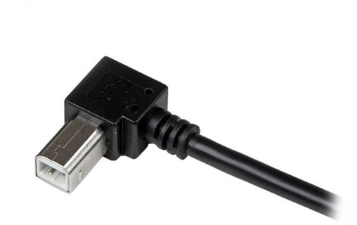 Câble StarTech USB-A vers USB-B coudé USB 2.0 - 2 m - Noir